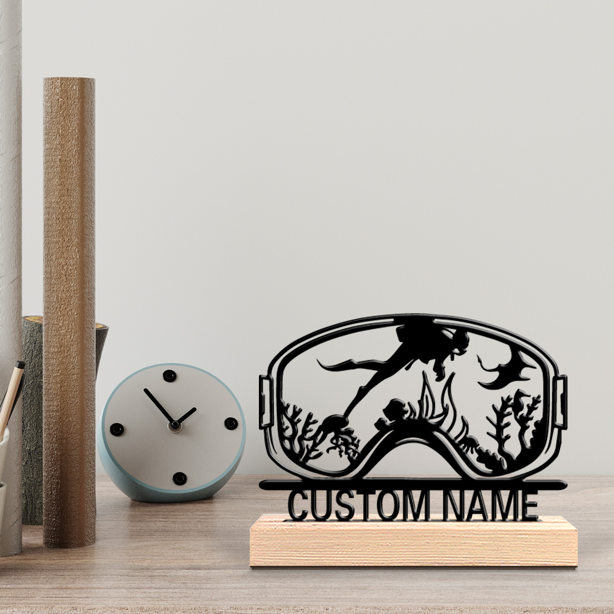 Baby Products Decoration - 1 szt. Urocza, personalizowana, drewniana dekoracja