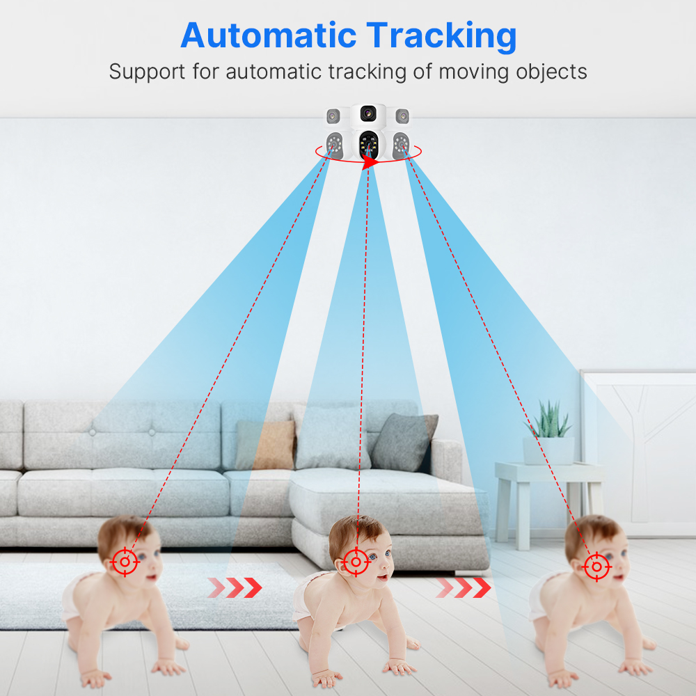 Kamera IP Hiseeu 2K 4MP PTZ WI – Baby Products Video recenzja i cena