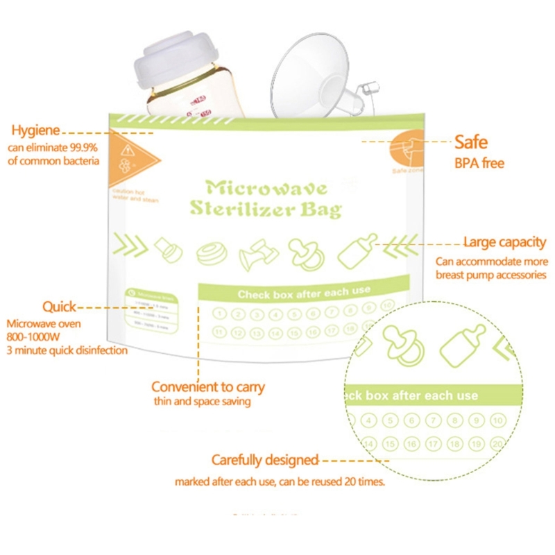 10 sztuk/zestaw Wielorazowe to – Baby Bottle Sterilizer recenzja i cena