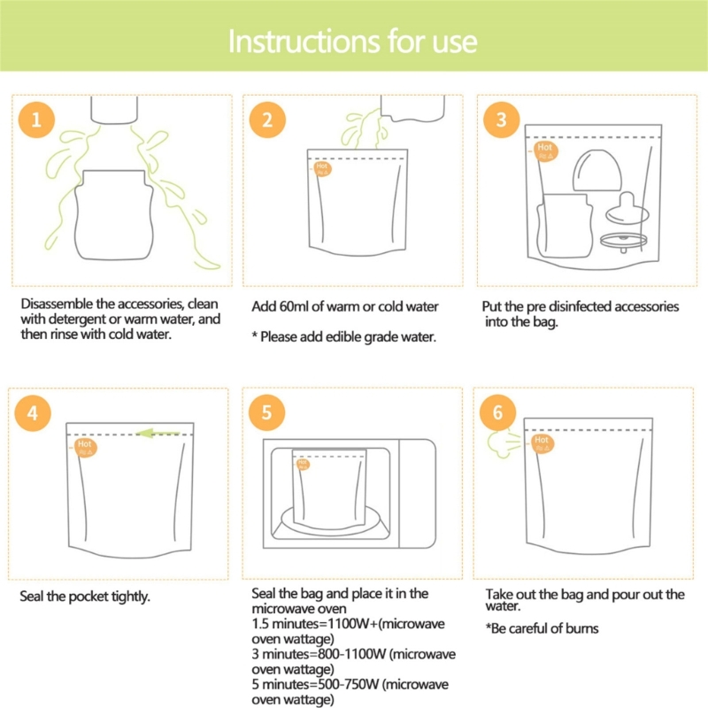 10 sztuk/zestaw Wielorazowe to – Baby Bottle Sterilizer recenzja i cena