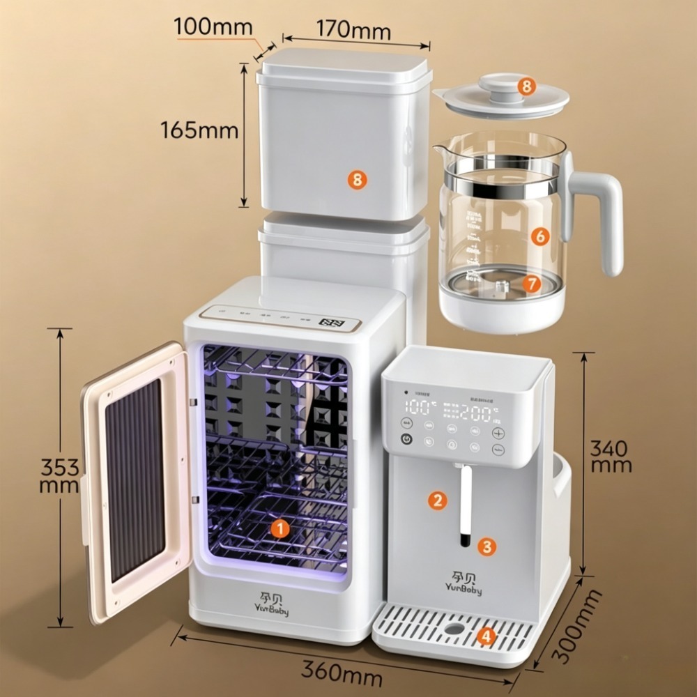 Sterylizator do butelek, miesz – Baby Bottle Sterilizer recenzja i cena