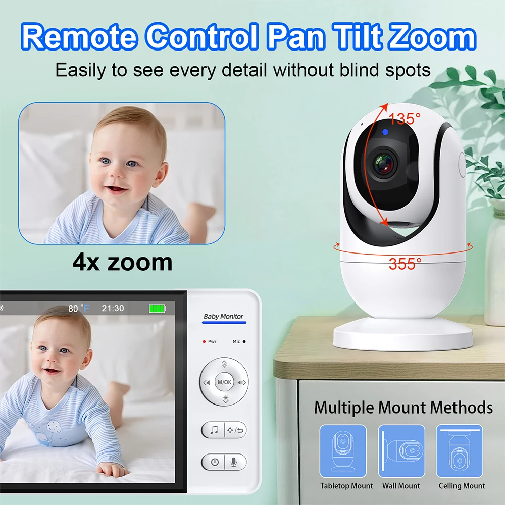 Niemasz WiFi 7-calowy Niania E – Baby Products Video recenzja i cena