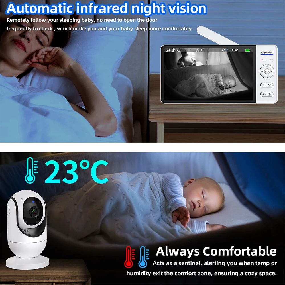Niemasz WiFi 7-calowy Niania E – Baby Products Video recenzja i cena
