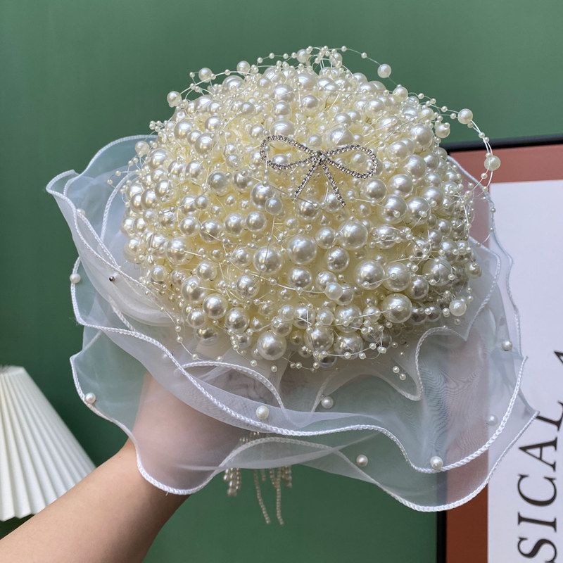Bukiet ślubny z pereł, kryszta – Baby Products Photoshoot recenzja i cena