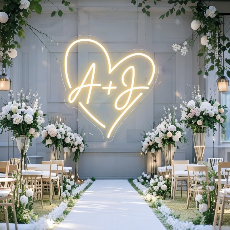 Neon LED w kształcie serca z i – Baby Products Decoration recenzja i cena