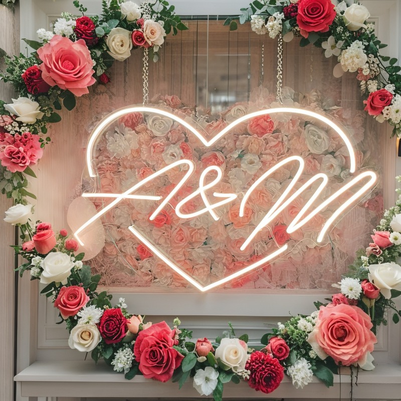 Neon LED w kształcie serca z i – Baby Products Decoration recenzja i cena
