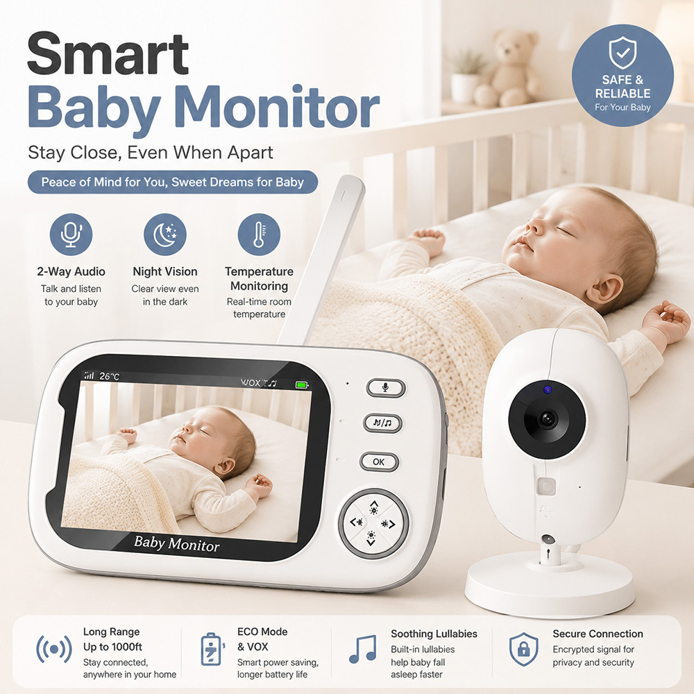 Monitor dla dziecka 3,5 cala z – Baby Products Video recenzja i cena